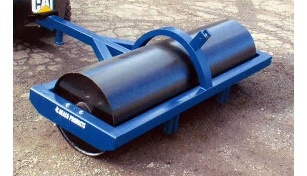 beaco-bpr200l-66"-drum-roller-with-scraper-blade-and-3-point-linkage-connection