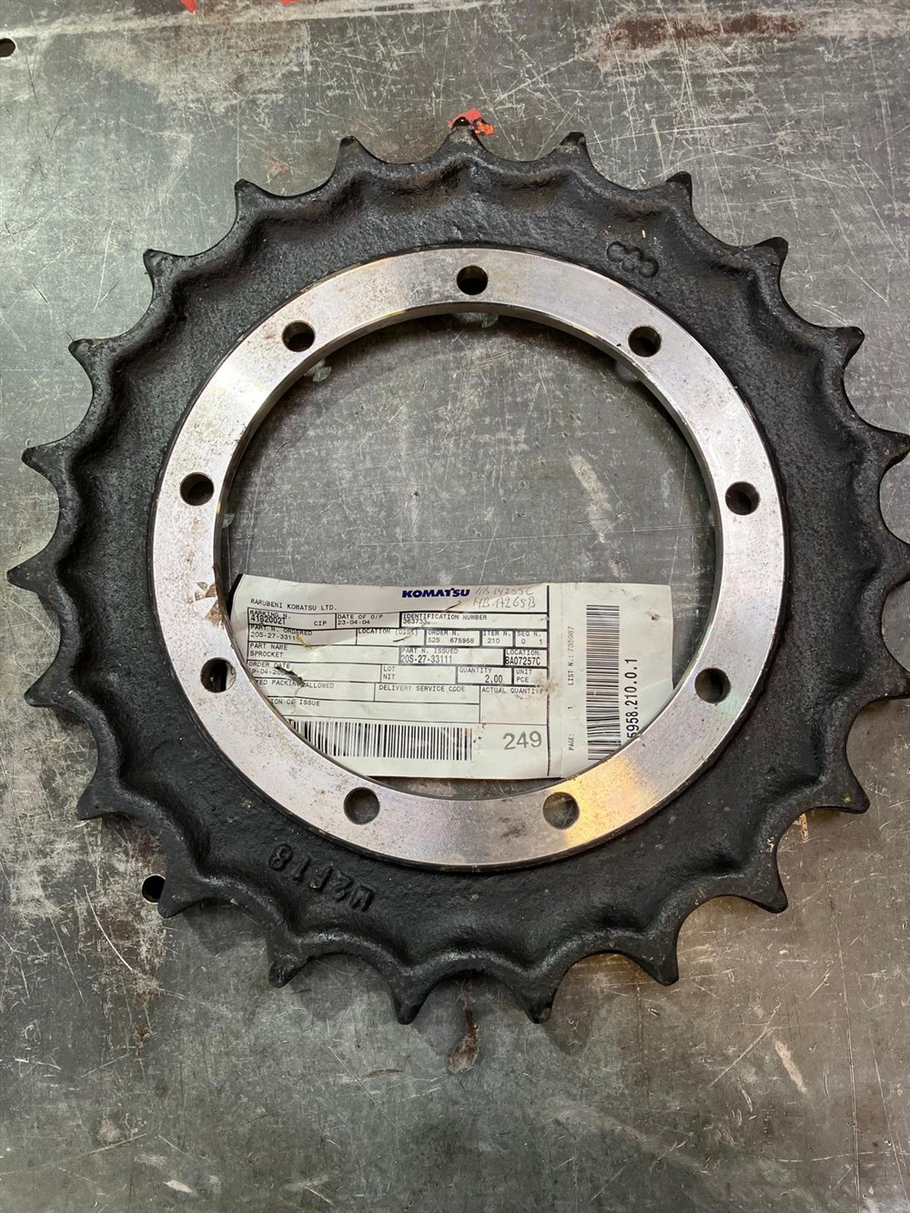 drive-sprocket-komatsu-pc25pc30pc35