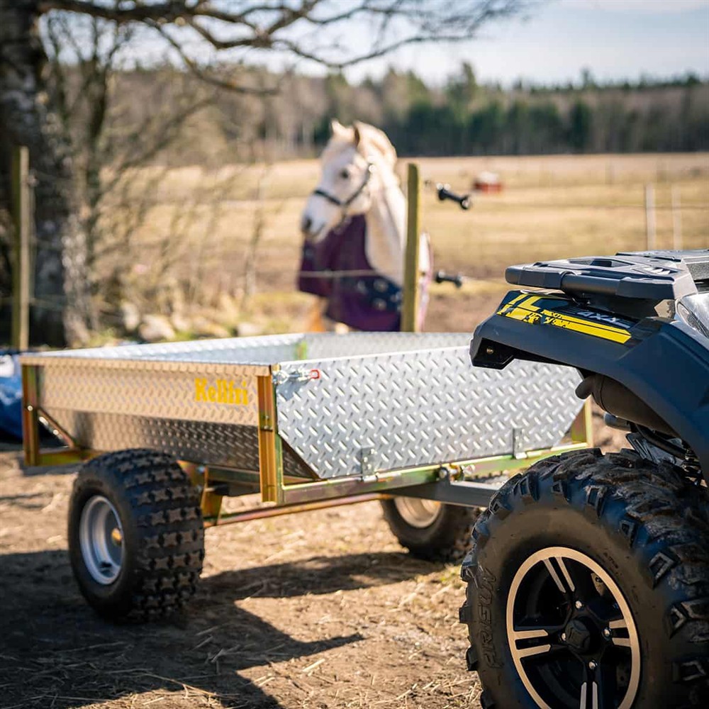 new-kellfri-23-tv06pro-500kg-atv-tipping-trailer-in-galvanised-tread-plate