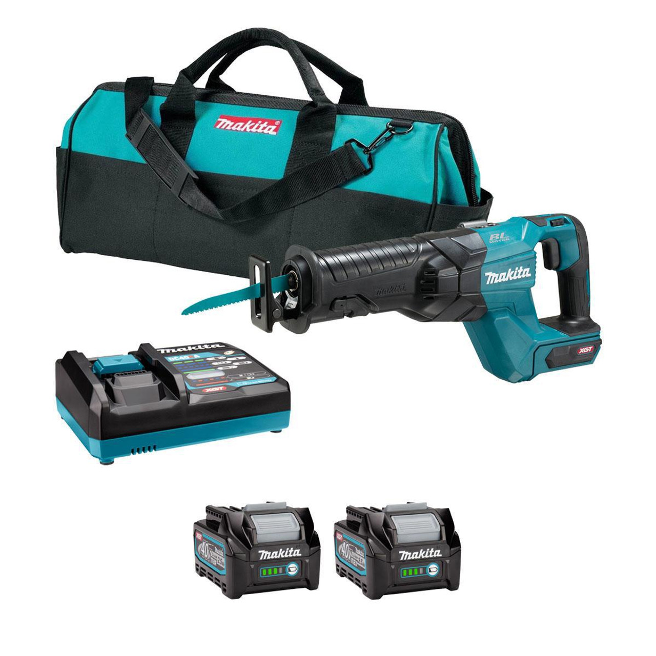 new-jr001gd203-makita-40v-max-reciprocating-saw-includes-2x-25ah-batteries-and-charger